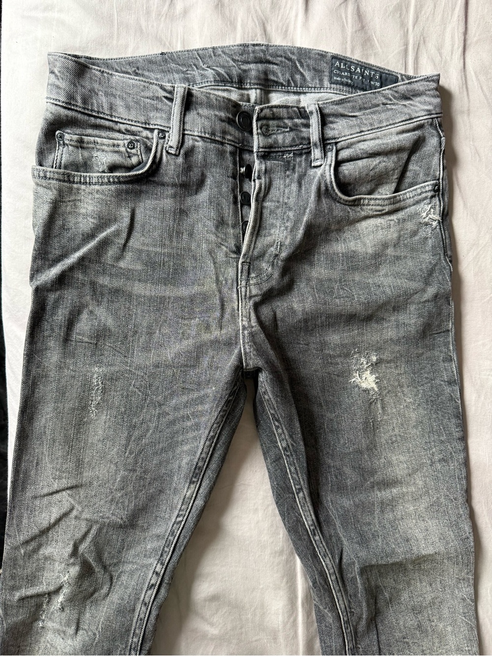 All Saints Men’s Cigarette denim